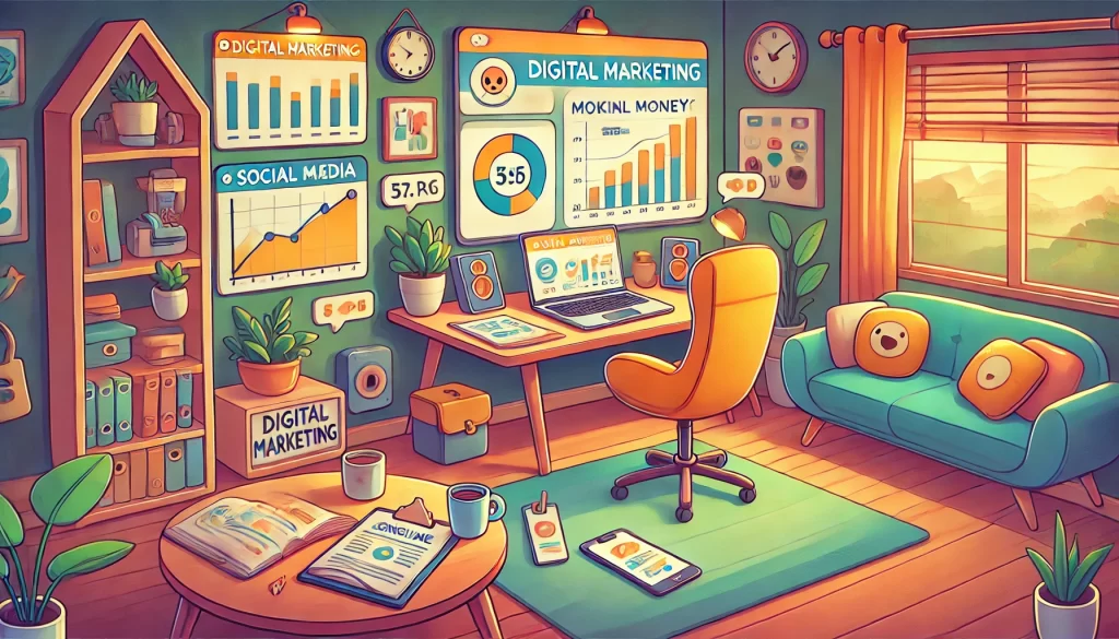 make money from home digital marketing