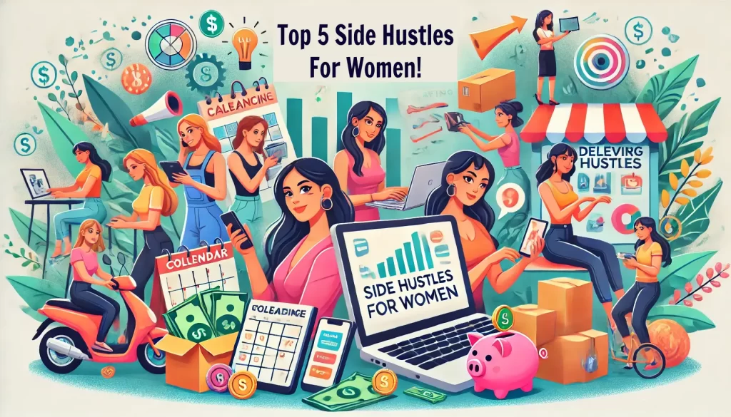 top 5 side hustles for women